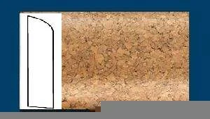 Плинтус пробковый ArtCorkDesing С 106 (Колер 8) 10х60х910 мм в Челябинске