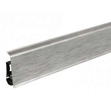 Плинтус пластиковый Arbiton INDO70 17 Алюминий 2,5 м в Челябинске