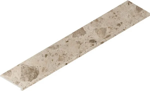 Керамогранит Italon Континуум Стоун Беж Ступень угловая правая 33х160 (Натуральная) в Челябинске
