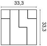 Декоративная панель Orac W102 (33.3x33.3x2.5 см) в Челябинске