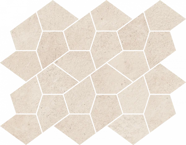 Керамогранит Italon Этернум Сноу Мозаика Калейдо 35.6х27.6 (Натуральная) в Челябинске