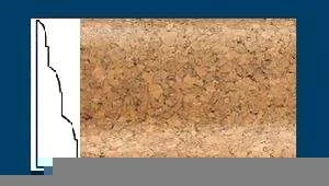 Плинтус пробковый ArtCorkDesing С 105 (Колер 8) 18x45x910 мм в Челябинске