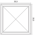 Декоративная панель Orac W123 (33.3x33.3x3.5 см) в Челябинске