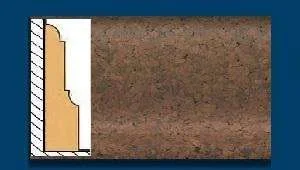 Плинтус пробковый ArtCorkDesing С 103 (Колер 11) 12х65х910 мм в Челябинске