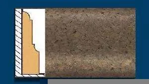 Плинтус пробковый ArtCorkDesing С 103 (Колер 7) 12х65х910 мм в Челябинске