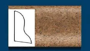Плинтус пробковый ArtCorkDesing С 102 (Колер 9) 20x40x910 мм в Челябинске