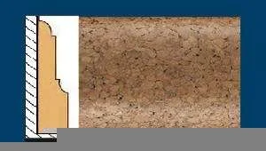 Плинтус пробковый ArtCorkDesing С 103 (Колер 9) 12х65х910 мм в Челябинске