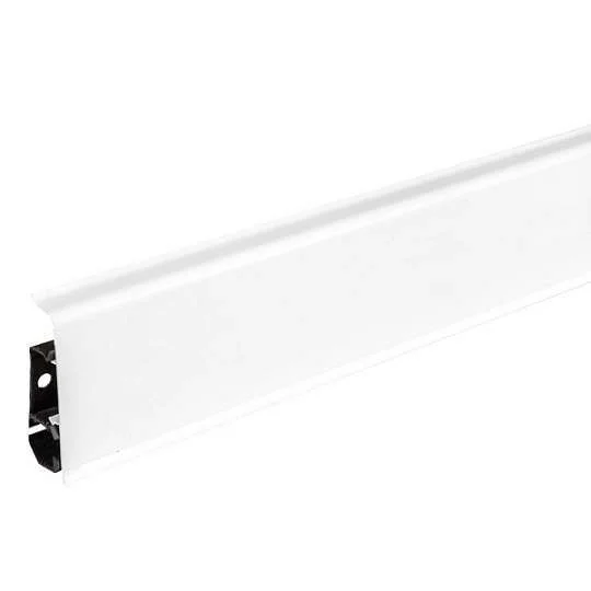 Плинтус пластиковый Arbiton INDO70 01 Белый блеск 2,5 м в Челябинске