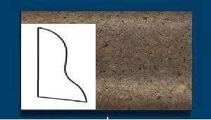 Плинтус пробковый ArtCorkDesing С 102 (Колер 7) 20x40x910 мм в Челябинске