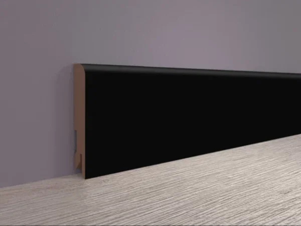 Плинтус MDF Bonkeel 24032 Чёрный Софт (100х16х2400 мм) в Челябинске