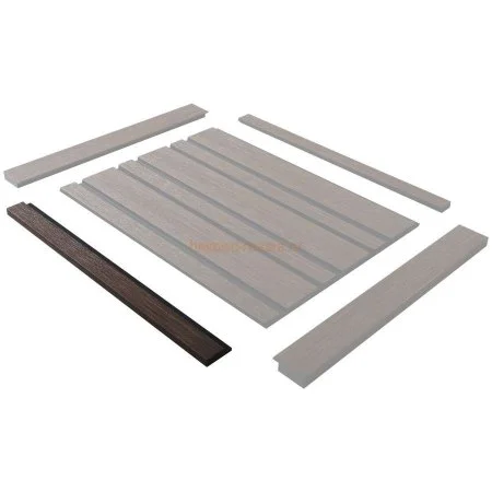 Финишный молдинг LF124A BR396K правый декорированный (42х12х2700мм) в Челябинске