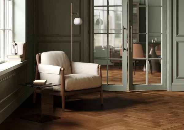 Паркетная доска Quartz Parquet Штучный паркет Орех Американский 44-400-29 в Челябинске