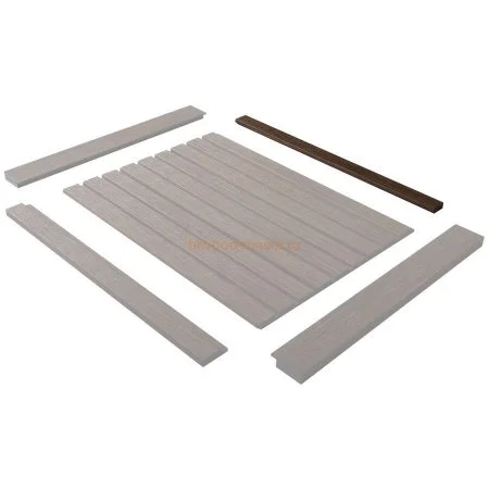 Финишный молдинг LF124B BR396 левый декорированный (31х12х2700мм) в Челябинске