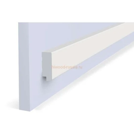 Финишный молдинг LF124B NP левый белый (31х12х2700мм) в Челябинске