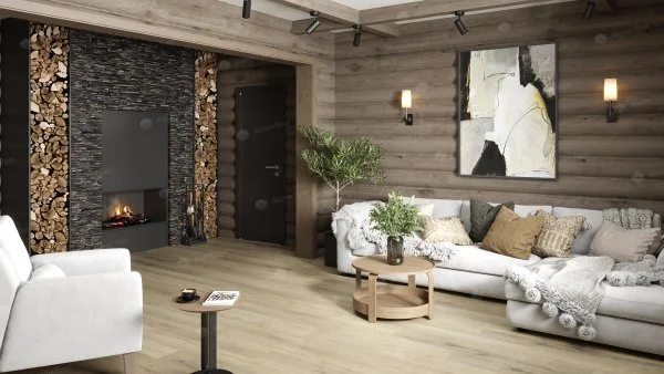 Кварц-виниловая плитка Alpine Floor Premium XL Дуб Сливочный ЕСО 7-19, 8 мм. 43 класс в Челябинске