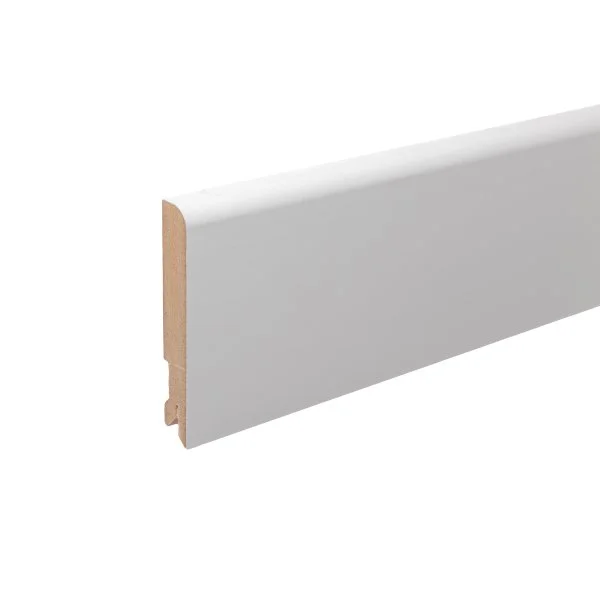 Плинтус MDF Bonkeel 24016 Белый (100х16х2400 мм) в Челябинске