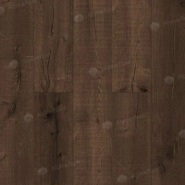 Каменно-полимерная плитка Alpine Floor Real Wood Дуб Мокка ECO 2-2, 6 мм 43 класс в Челябинске