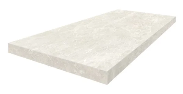 Керамогранит Coliseum Да Винчи Уайт Ступень угловая левая (Натуральный, 33х60) в Челябинске