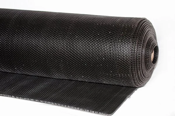 Грязезащитное рулонное покрытие ЗигЗаг Черный 5 мм (0,9 м) Китай в Челябинске