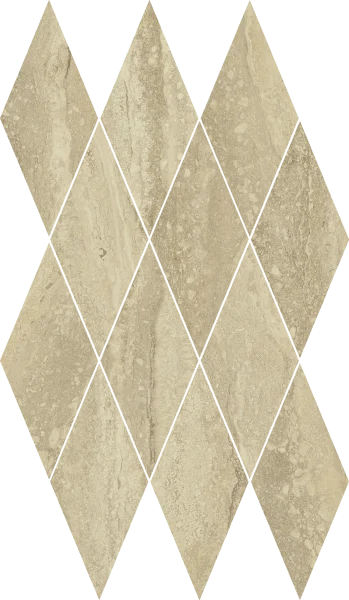 Керамогранит Italon Шарм Эдванс Травертино 28х48 мозаика Даймонд (Люкс) в Челябинске