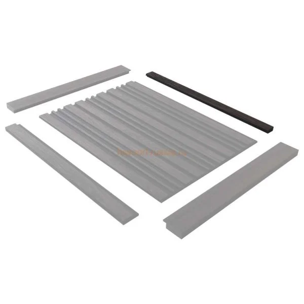 Финишный молдинг LF124B BR395K левый декорированный (31х12х2700мм) в Челябинске