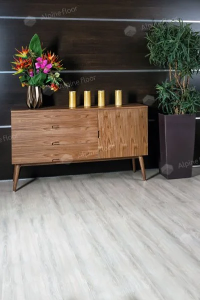 Кварц-виниловая плитка Alpine Floor Easy Line Дуб Снежный ЕСО 3-14 3 мм. 43 класс в Челябинске