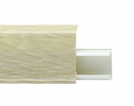 Пластиковый плинтус Royce №508 Серый Опем (55х23х2200мм) в Челябинске