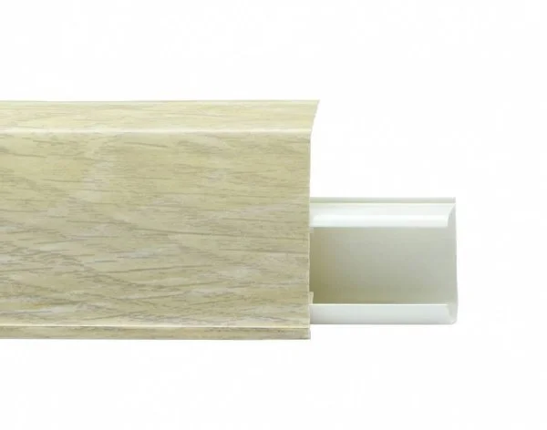 Пластиковый плинтус Royce №508 Серый Опем (55х23х2200мм) в Челябинске