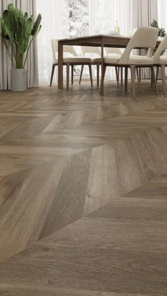 Кварц-виниловая плитка Alpine Floor Chevron Дуб Насыщенный ECO 20-4 (2,5 мм. 43 класс) в Челябинске