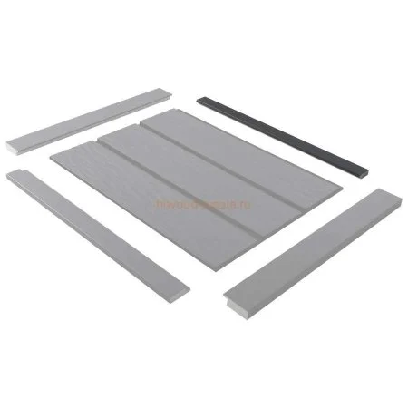 Финишный молдинг LF124B GR15K левый декорированный (31х12х2700мм) в Челябинске