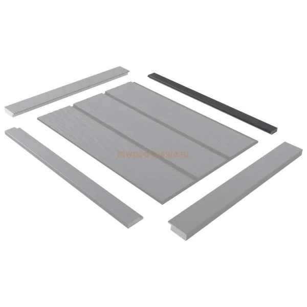 Финишный молдинг LF124B GR15K левый декорированный (31х12х2700мм) в Челябинске