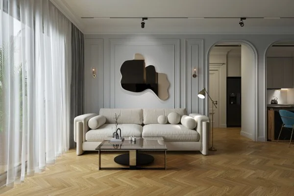 Паркетная доска Quartz Parquet Штучный паркет Вяз Кенигсберг 44-550-62 в Челябинске