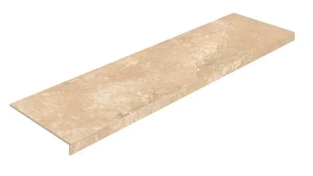 Керамогранит Coliseum Аурелия Беж Ступень фронтальная (Натуральный, 33х120) в Челябинске