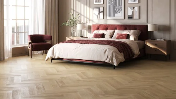 Паркетная доска Quartz Parquet Английская Ёлка Дуб Лимба 33-405 в Челябинске