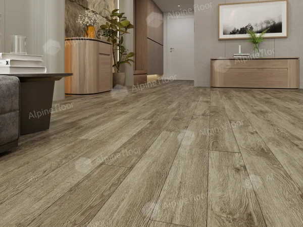 Каменно-полимерная плитка Alpine Floor Grand Sequoia Village Венге Грей ECO 11-807 4мм, 43 класс в Челябинске