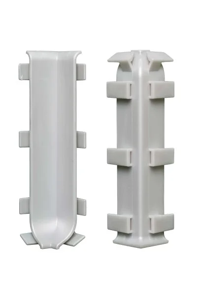 Внутренний угол Bonkeel ПЛ80 серый (ПВХ) в Челябинске