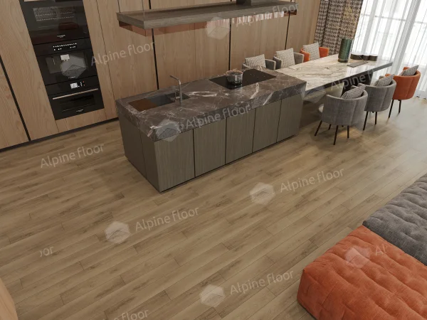 Каменно-полимерная плитка Alpine Floor Grand Sequoia Village Вайпуа ECO 11-1907 4мм, 43 класс в Челябинске