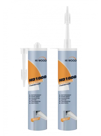Монтажно-стыковочный клей HiWood HD1000 Белый 280 ml в Челябинске