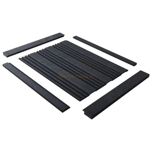 Финишный молдинг LF124B BK114K левый декорированный (31х12х2700мм) в Челябинске