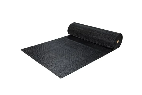 Грязезащитное рулонное покрытие ЗигЗаг Черный 5 мм (0,9 м) Китай в Челябинске