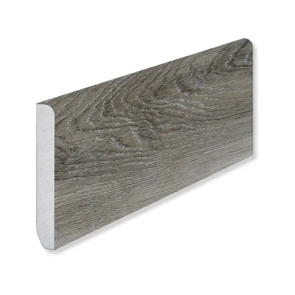 Кварцевый плинтус Fargo 366-1B Дуб Рустик Серый градиент 80х11х2200 мм в Челябинске