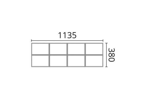 Декоративная панель NMC Arstyl Bump (113.5x38x4.3 см) в Челябинске