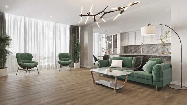 Каменно-полимерная плитка Alpine Floor Solo Ларгетто ECO 14-3, 3,5 мм 34 класс в Челябинске