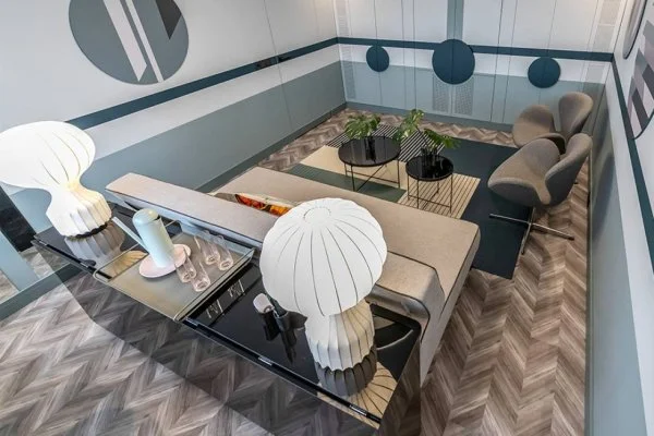 Пробковое покрытие CorkStyle Chevron Silver (1235*305*6 мм) HC в Челябинске