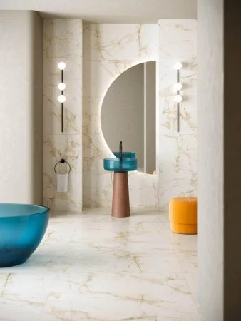 Керамогранит Coliseum Канова Уайт 60х120 (Натуральный и Реттифицированный) в Челябинске