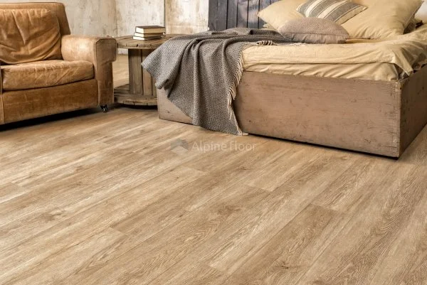 Каменно-полимерная плитка Alpine Floor Grand Sequoia Секвоя Миндаль ECO 11-6, 4мм 43 класс в Челябинске