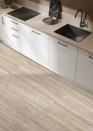 Керамогранит Vitra CityStone Травертин Линейный 60х120 (Натуральная и Реттифицированная) в Челябинске