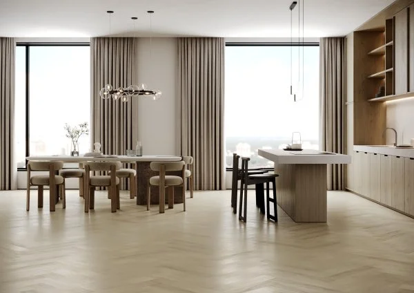 Паркетная доска Quartz Parquet Английская Ёлка Дуб Испанский 33-404 в Челябинске