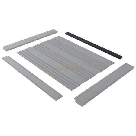 Финишный молдинг LF124B BK114K левый декорированный (31х12х2700мм) в Челябинске