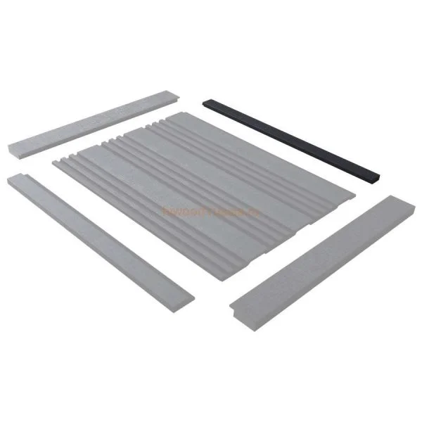 Финишный молдинг LF124B BK114K левый декорированный (31х12х2700мм) в Челябинске